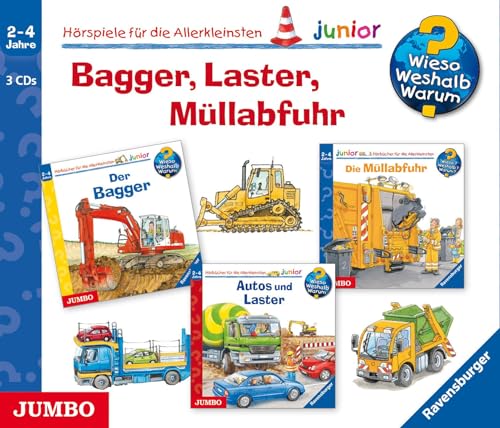 Bagger, Laster, Müllabfuhr: Hörspiel (Wieso? Weshalb? Warum? - junior) von Jumbo Neue Medien + Verla